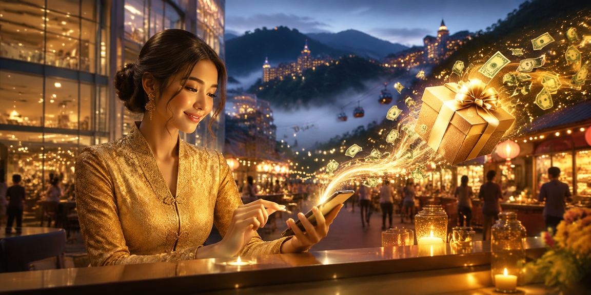 Pengguna dari Genting Highlands bermain kasino melalui aplikasi mudah alih kr18